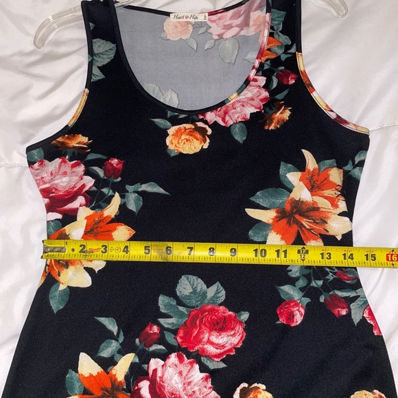 Women’s Mini Foral Dress Large - Picture 4 of 8